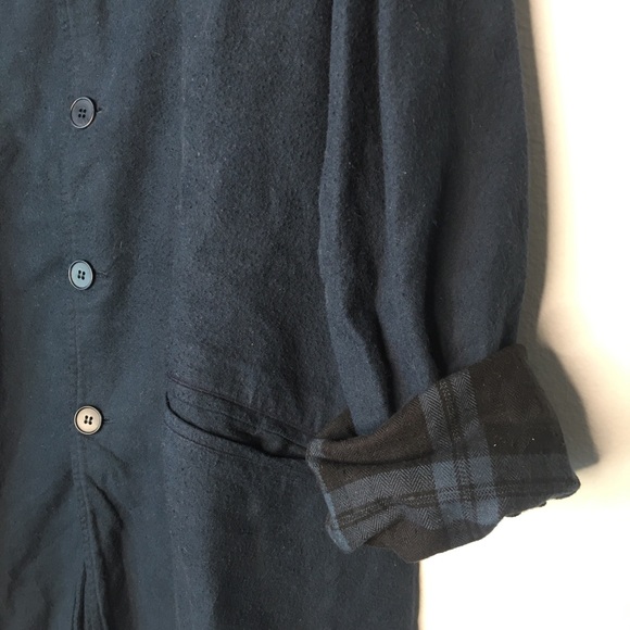 CP Shades Regan Jacket-Blue-Brushed Cotton-Small - Picture 3 of 5